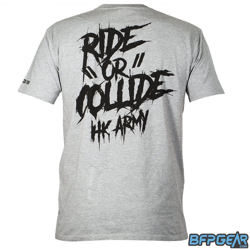 HK Army Ride T-Shirt - Heather Grey