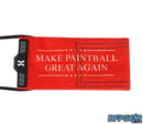 The HK Army barrel sleeve with the Make Paintball Great Again design.