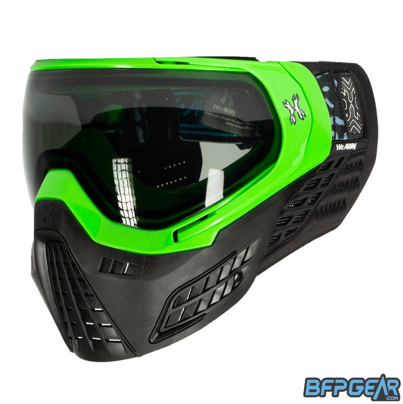 HK KLR Paintball Goggle - Blackout Neon Green