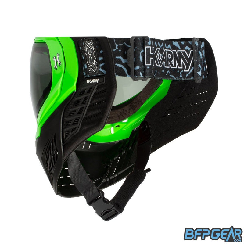 HK KLR Paintball Goggle - Blackout Neon Green