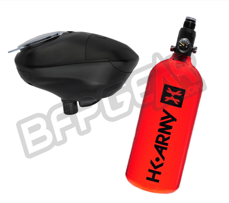 HK Army Speed Loader + 48ci 3000psi Aluminum Tank Package - Red