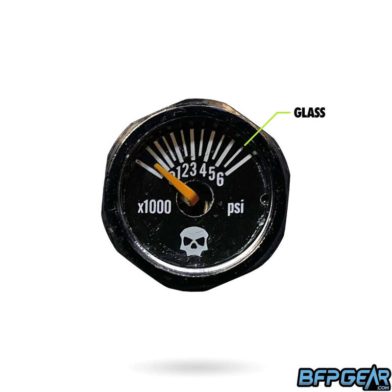 Infamous Skull 6K Tank Gauge - Glass