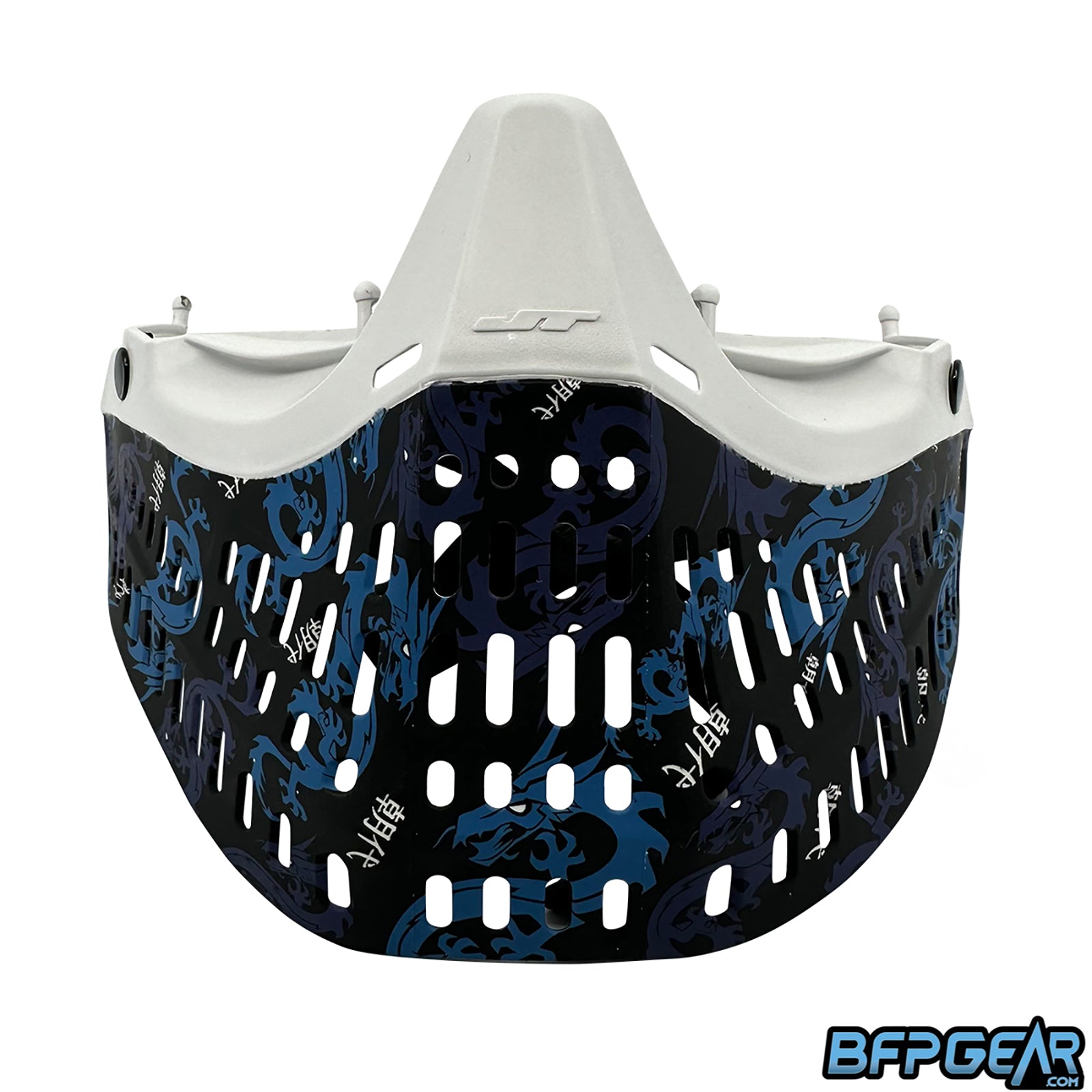 JT ProFlex faceplate in the White Dynasty design. Fits all JT ProFlex frames.