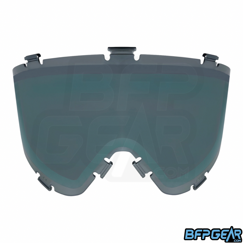 JT Spectra lens in Chrome. Fits all goggles that accept the JT Spectra line of lenses.