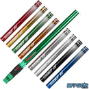 The HK Army LAZR barrel kit in dust green with colored inserts. Luxe threaded.