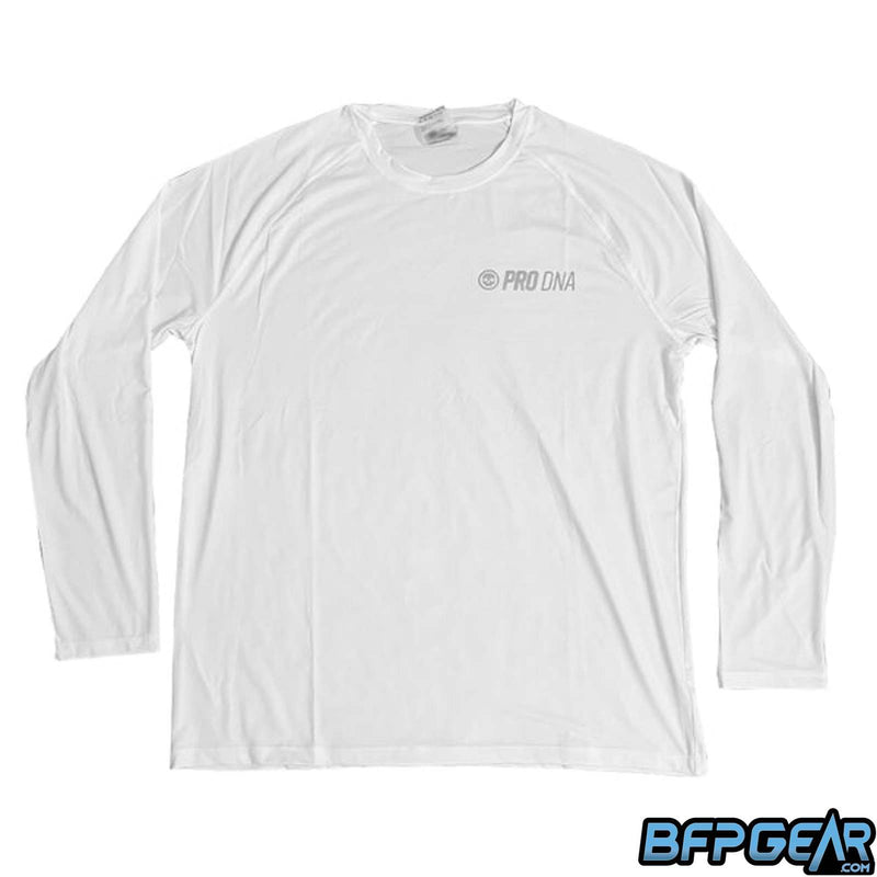 The Infamous Pro DNA Lightweight long sleeve shirt in white.