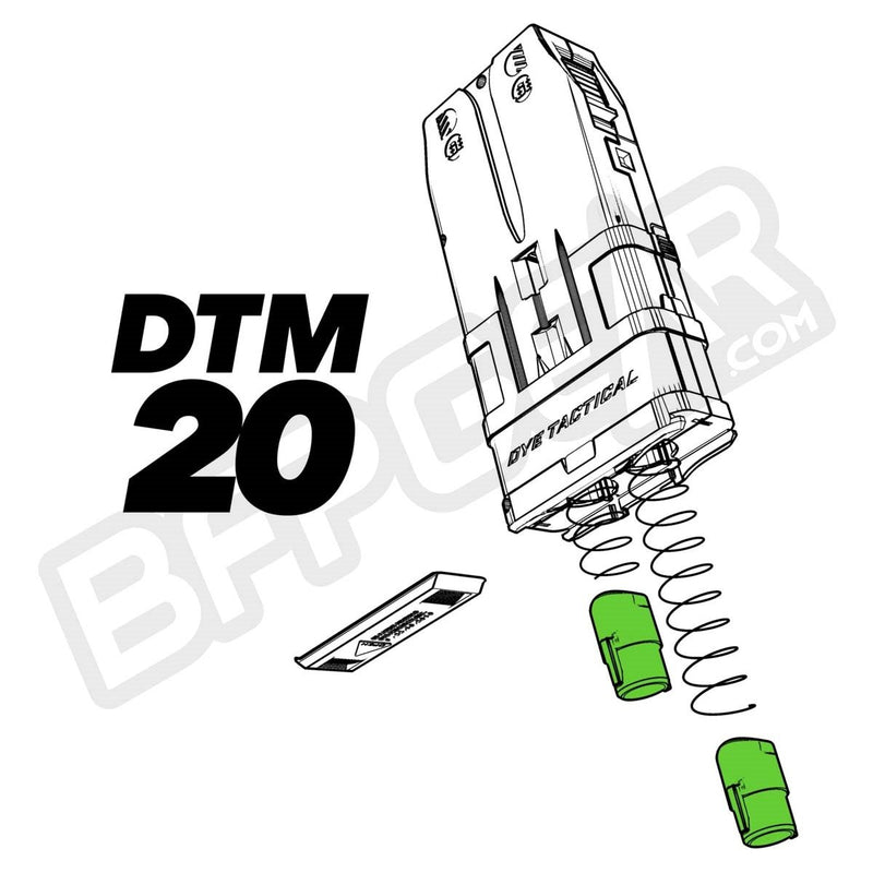 Planet Eclipse DAM Magazine Spring And Follower Kit - 12 pack - 20 Round