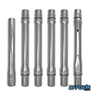 Gloss Sliver PRO DNA Silencio Full Barrel Kit showing barrel backs with sizing and tip.