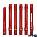 Gloss Red PRO DNA Silencio Full Barrel Kit showing barrel backs with sizing and tip.
