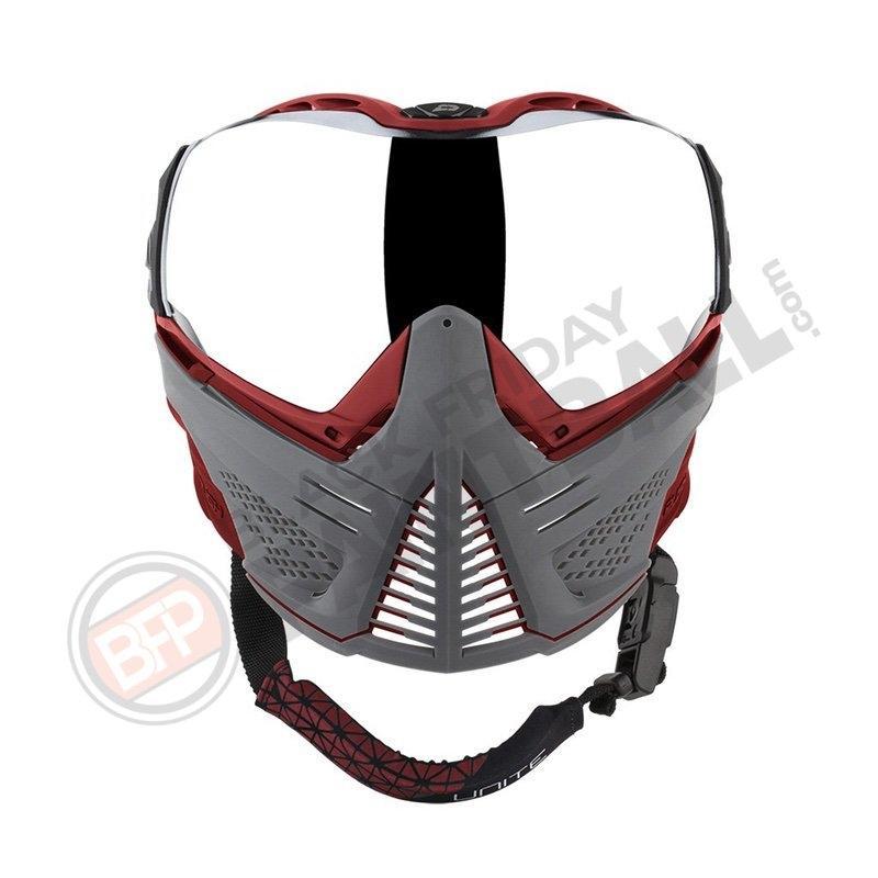 Push Unite Paintball Mask - Grey | Red