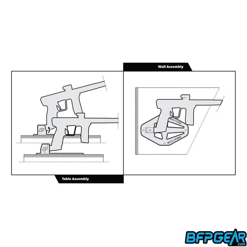 Planet Eclipse Marker Podium - Gun Stand