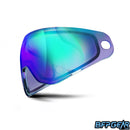 The HK Army KLR/SLR lens in Pure HD Emerald. The outer treatment of the lens is a green/teal mirror finish.