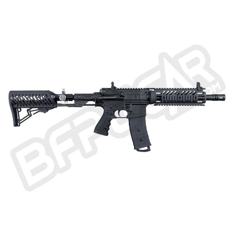 Tippmann TMC Magfed Paintball Gun w/ Air-Thru Adjustable Stock - Black/Black