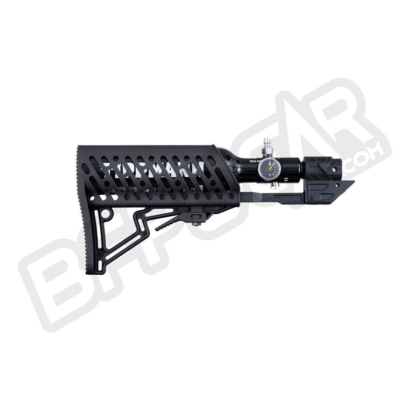 Tippmann TMC Magfed Paintball Gun w/ Air-Thru Adjustable Stock - Black/Black