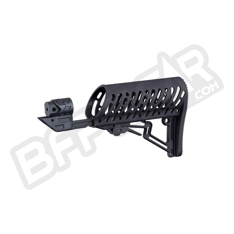 Tippmann TMC Magfed Paintball Gun w/ Air-Thru Adjustable Stock - Black/Black