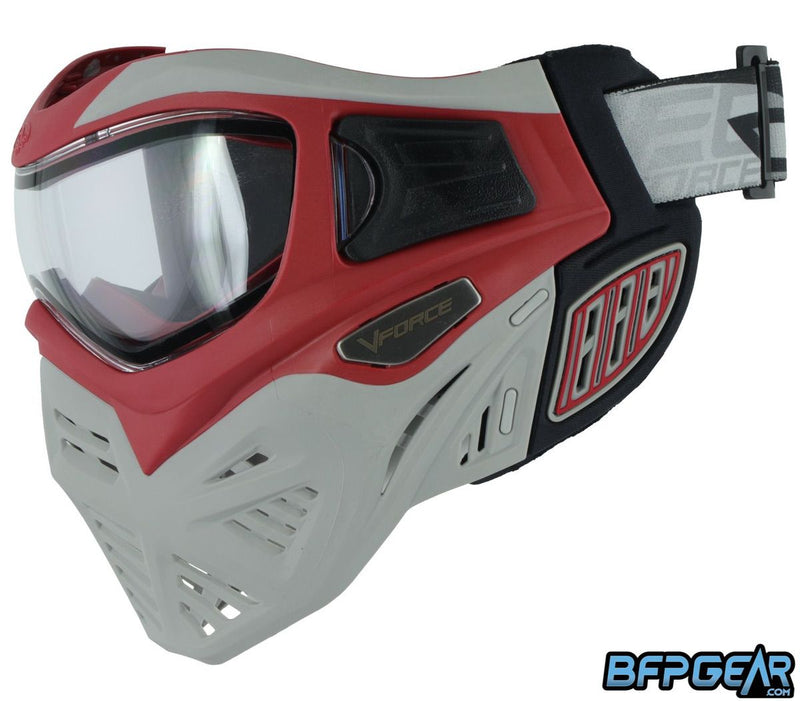 VForce Grill 2.0 Paintball Mask - Dragon Red/Grey