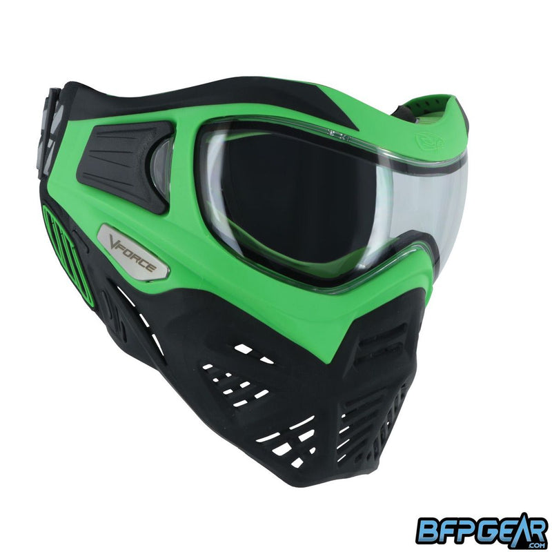 VForce Grill 2.0 Paintball Mask - Green / Black