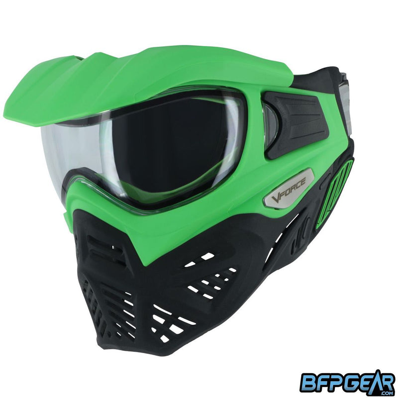 VForce Grill 2.0 Paintball Mask - Green / Black