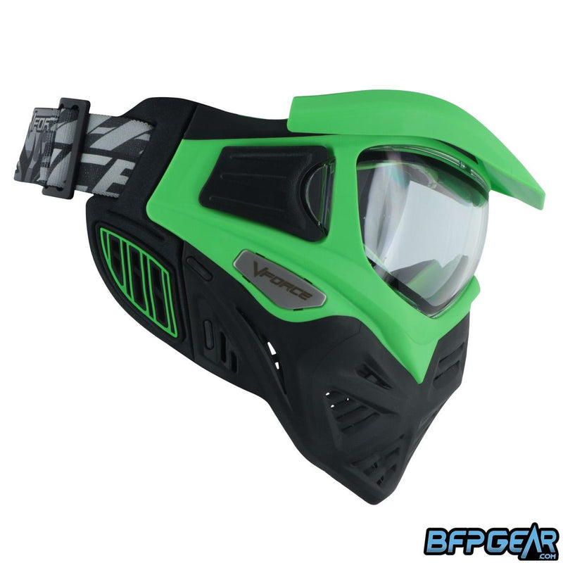 VForce Grill 2.0 Paintball Mask - Green / Black