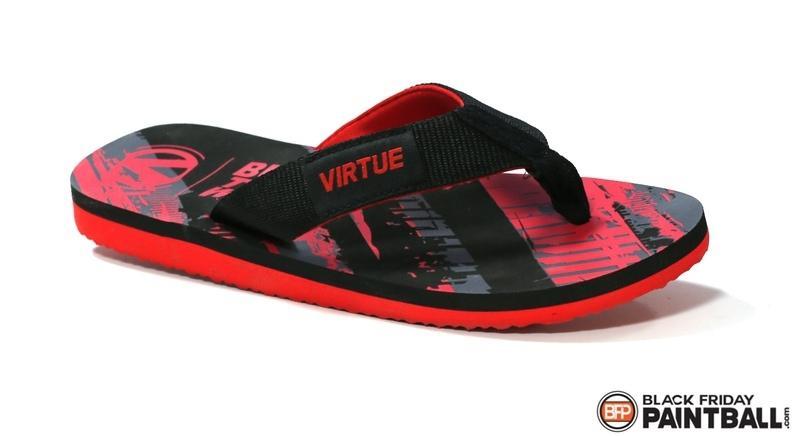 Virtue Onset Flip Flops - Graphic Red