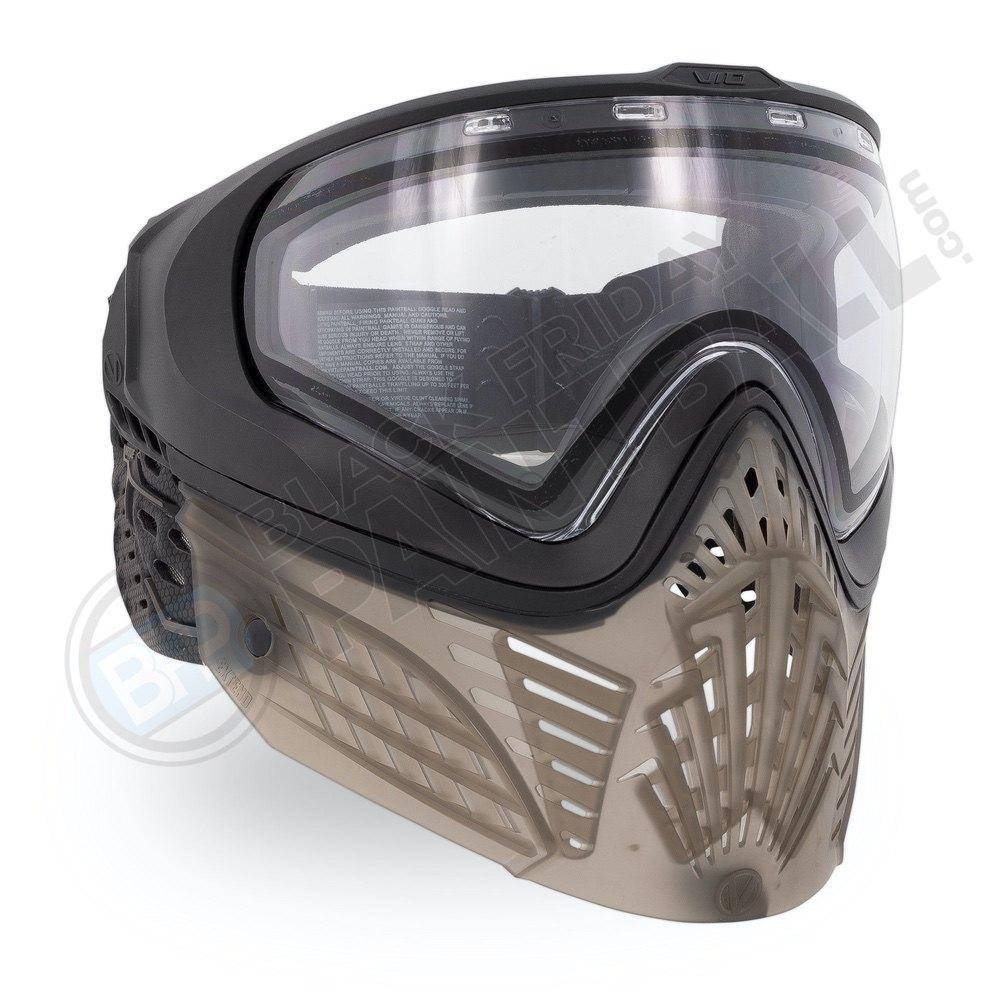 Virtue Vio Contour Extend II Paintball Mask - Clear Black