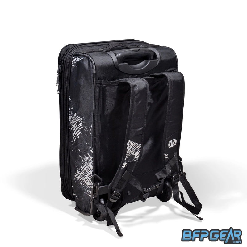 All mid roller gear bags have backpack straps so you don't have to roll it around.