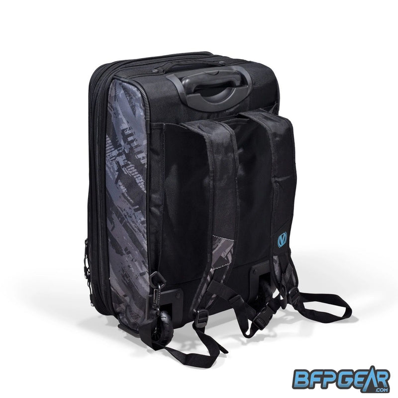 All mid roller gear bags have backpack straps so you don't have to roll it around.