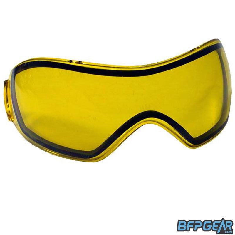 The V-Force Grill lens in Yellow. The outside finish of the lens is transparent yellow.
