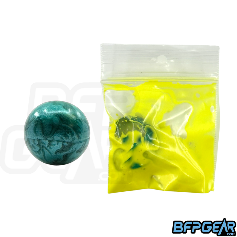 10 Paintball Tube Pods Rund Mit Deckel – 0,68 Cal, 20er-Pack, Für Pumpe & Scharfschützen
