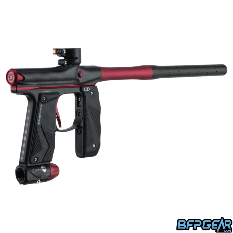 Empire Mini GS Paintball Gun - Dust Black / Red