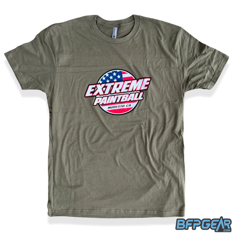 Extreme Paintball USA T-Shirt - Olive