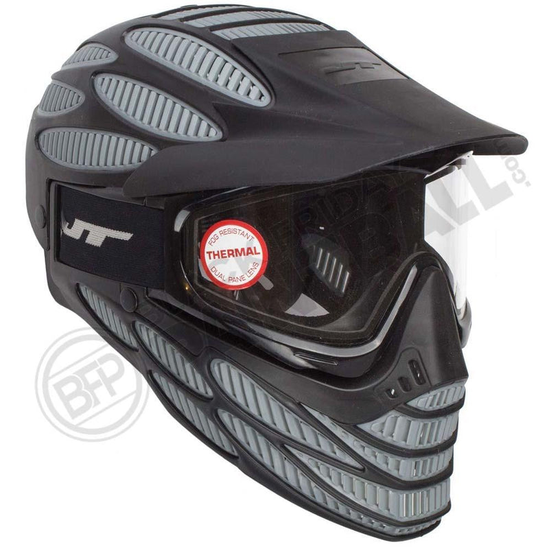 JT Flex 8 Full Coverage Paintball Goggle - Black/Grey