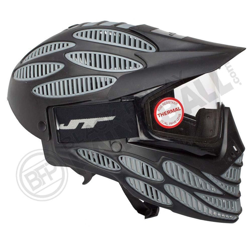 JT Flex 8 Full Coverage Paintball Goggle - Black/Grey