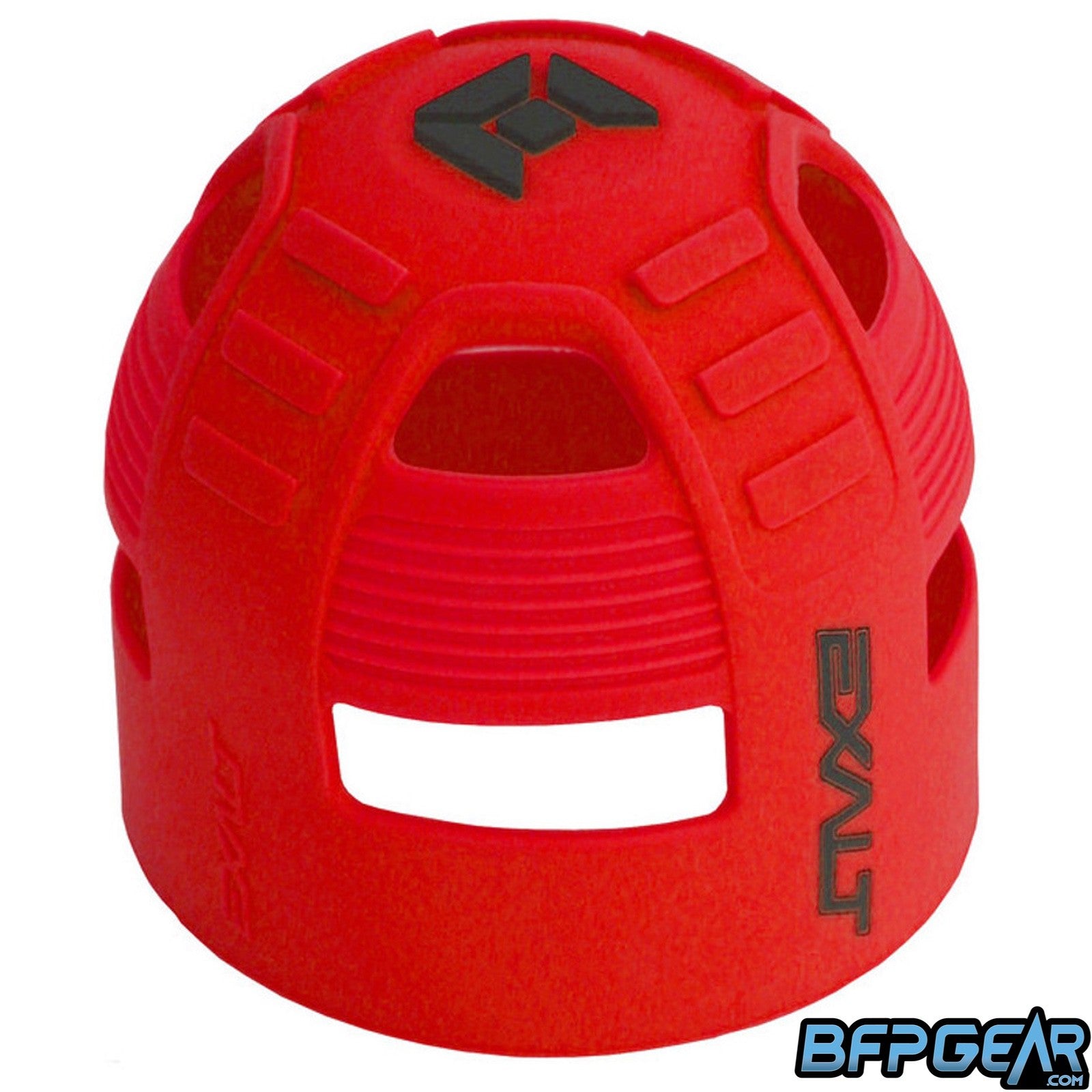 The Exalt Tank Grip in Red. The top of the tank grip has Exalt's insignia on it.