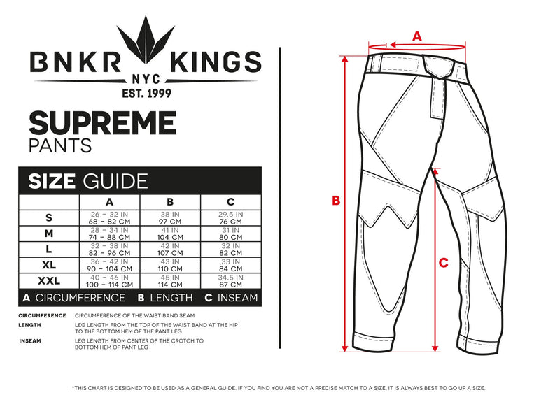 BunkerKings V2 Supreme Pants - Black